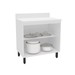 Balcão de Cozinha 80 Cm Amara 2 Portas Branco/Azul - Politorno