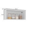 Armário Aéreo Cozinha 80 Cm Amara 1 Porta Branco - Politorno