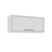 Armário Aéreo Cozinha 80 Cm Amara 1 Porta Branco - Politorno