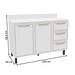 Balcão de Cozinha Amara 120 Cm 2 Portas 3 Gavetas Branco - Politorno