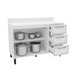Balcão de Cozinha Amara 120 Cm 2 Portas 3 Gavetas Branco - Politorno