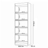 Estante para Livros Larissa 4 Prateleiras Branco - J&a Móveis
