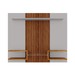 Painel para TV Até 55 Polegadas Atlas Ripado 3d Off White/Naturalle - Móveis Bechara