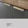 Cozinha Compacta Amora 10 Portas 2 Gavetas Amêndola Touch/Grafito Prime Tx - Demóbile