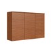 Armário Aéreo Cozinha Auris 120 Cm 3 Portas 100% Mdf Canela - Genialflex
