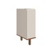 Acessórios para Cozinha Auris 1 Gaveta 100% Mdf Off White/Canela - Genialflex