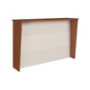Bancada de Cozinha 156 Cm Uris 100% Mdf Off White/Canela - Genialflex