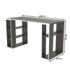 Mesa Gamer Robust 5 Prateiras Grafite Intenso - Deibe Móveis