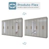 Guarda-Roupa Casal Aurora 8 Portas 4 Gavetas com Espelho Taupé - Panorama Móveis