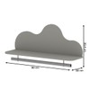 Prateleira Decorativa 80 Cm Nuvem Fendi - Genialflex
