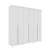 Guarda-Roupa Casal Joinville 6 Portas 4 Gavetas 31282 Neve - Tcil Móveis