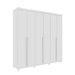 Guarda-Roupa Casal Joinville 6 Portas 4 Gavetas 31282 Neve - Tcil Móveis