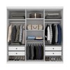 Guarda-Roupa Casal Joinville 6 Portas 4 Gavetas 31282 Neve - Tcil Móveis