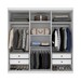 Guarda-Roupa Casal Joinville 6 Portas 4 Gavetas 31282 Neve - Tcil Móveis