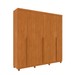 Guarda-Roupa Casal Joinville 6 Portas 4 Gavetas 31282 Cinamomo - Tcil Móveis