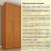 Guarda-Roupa Casal Lagos 6 Portas 4 Gavetas Cinamomo - Tcil Móveis