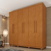 Guarda-Roupa Casal Lagos 6 Portas 4 Gavetas 31292 Cinamomo - Tcil Móveis