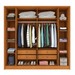 Guarda-Roupa Casal Guarani 6 Portas 4 Gavetas Ripado Cinamomo/Off White - Tcil Móveis