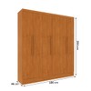 Guarda-Roupa Casal Bariloche 6 Portas 4 Gavetas Cinamomo - Tcil Móveis