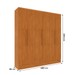 Guarda-Roupa Casal Bariloche 6 Portas 4 Gavetas Cinamomo - Tcil Móveis