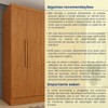 Guarda-Roupa Casal Bariloche 6 Portas 4 Gavetas Cinamomo - Tcil Móveis