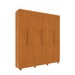 Guarda-Roupa Casal Bariloche 6 Portas 4 Gavetas 31316 Cinamomo - Tcil Móveis