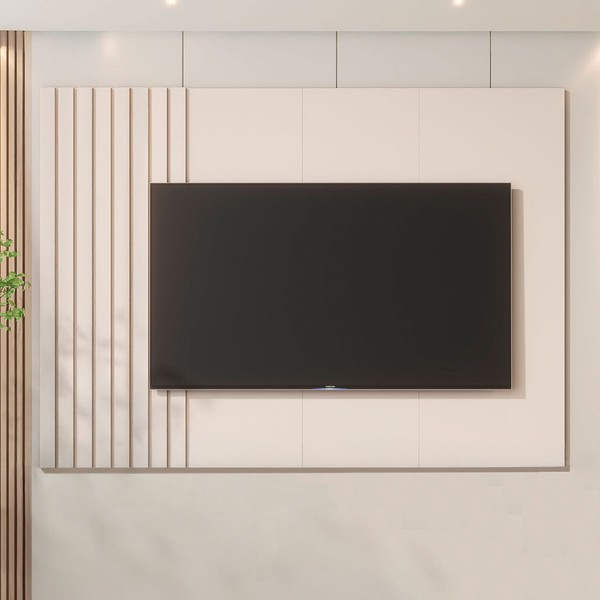 Painel para TV Até 70 Polegadas Boto Off White - Jb Bechara
