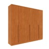 Guarda-Roupa Casal Cataguases 6 Portas 4 Gavetas Cinamomo - Tcil Móveis