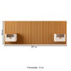 Cabeceira Queen Buriti 2 Gaveta Ripado Off White/Nature - Jb Bechara