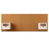 Cabeceira Queen Buriti 2 Gaveta Ripado Off White - Jb Bechara