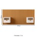 Cabeceira Solteiro Buriti 2 Gavetas Ripado Off White - Jb Bechara