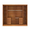 Guarda-Roupa Casal Sevila 6 Portas 8 Gavetas Cinamomo - Tcil Móveis