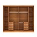 Guarda-Roupa Casal Sevila 6 Portas 8 Gavetas Cinamomo - Tcil Móveis
