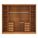 Guarda-Roupa Casal Sevila 6 Portas 8 Gavetas 31579 Cinamomo - Tcil Móveis