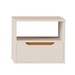 Mesa de Cabeceira Jatobá 1 Gaveta Off White - Jb Bechara