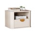 Mesa de Cabeceira Buriti 1 Gaveta Off White - Jb Bechara
