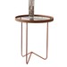 Mesa de Canto Alamanda com Espelho Castanho/Bronze - Jb Bechara