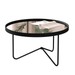 Mesa de Centro Alamanda com Espelho Preto/Preto - Jb Bechara