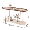 Aparador Alamanda com Espelho Castanho/Off White/Bronze - Jb Bechara