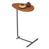 Mesa de Canto Orgânica Alamanda Nature/Preto - Jb Bechara
