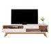 Rack para TV Até 70 Polegadas 2 Gavetas Jb 5232 Off White - Jb Bechara