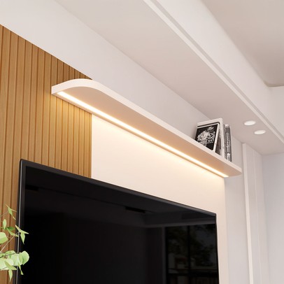 Prateleira com Led 32828 Off White - Jb Bechara