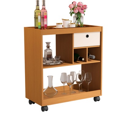 Aparador 1 Gaveta Jb 4000 Nature/Off White - Jb Bechara