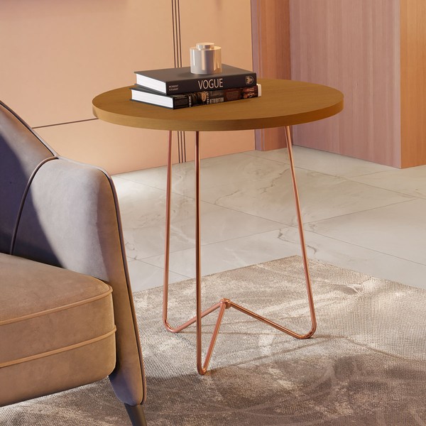 Mesa de Canto Nature/Bronze 8004 - Jb Bechara