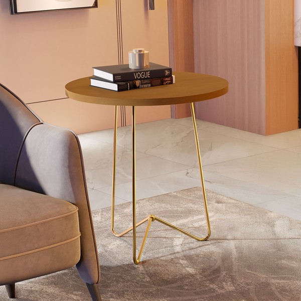 Mesa de Canto Nature/Dourado 8004 - Jb Bechara