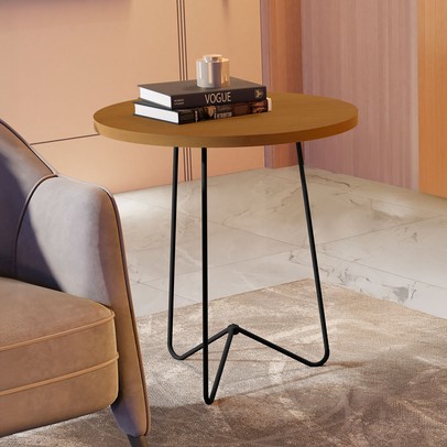 Mesa de Canto Nature/Preto 8004 - Jb Bechara