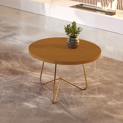 Mesa de Centro Nature/Dourado 8006 - Jb Bechara