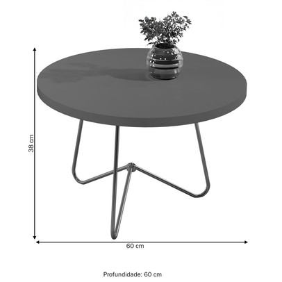 Mesa de Centro Nature/Dourado 8006 - Jb Bechara