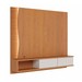 Painel para TV Até 65 Polegadas Egeu 2 Portas Ripado com Led Freijó/Off White Matte - Colibri