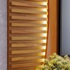 Painel para TV Até 65 Polegadas Egeu 2 Portas Ripado com Led Freijó/Off White Matte - Colibri